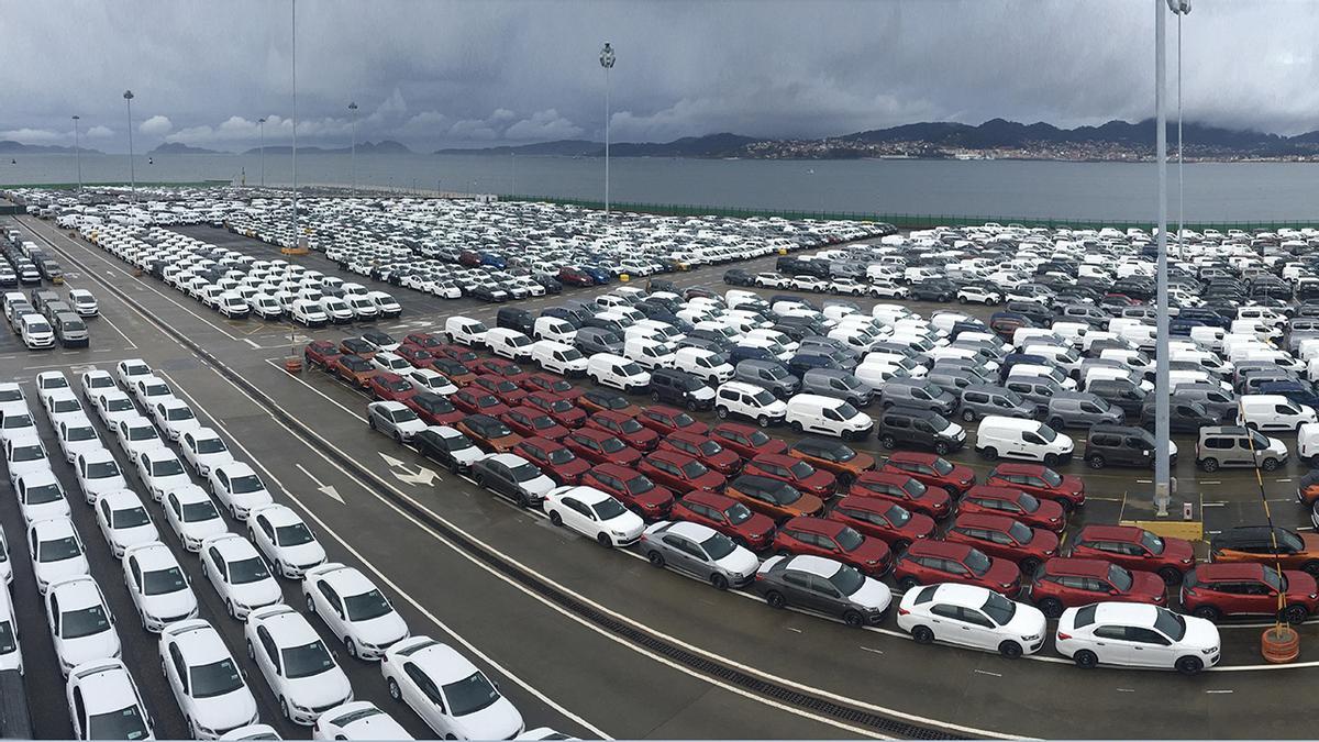 Vista desde el silo del lateral norte de la terminal Ro-Ro