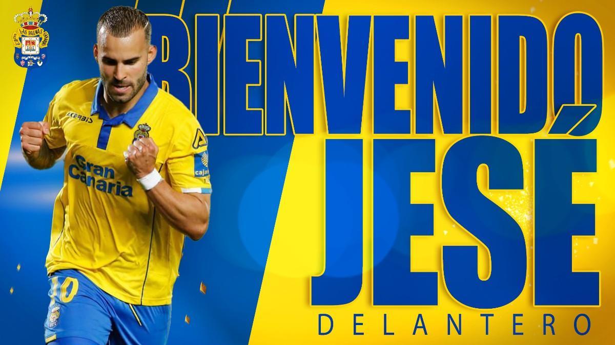 Jesé se incorpora a la UD Las Palmas