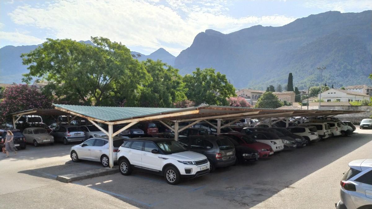 El aparcamiento de la calle Cetre.