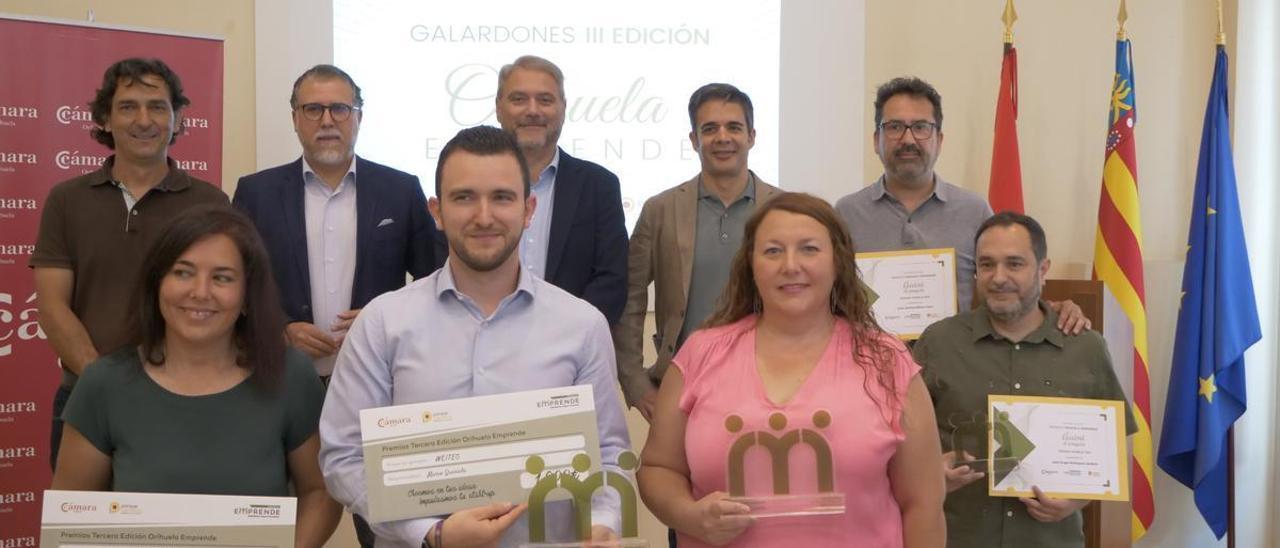 Orihuela Emprende premia las propuestas Weitec, Adriza’s Plant, Legalidacian y Desimo Mobile DSD