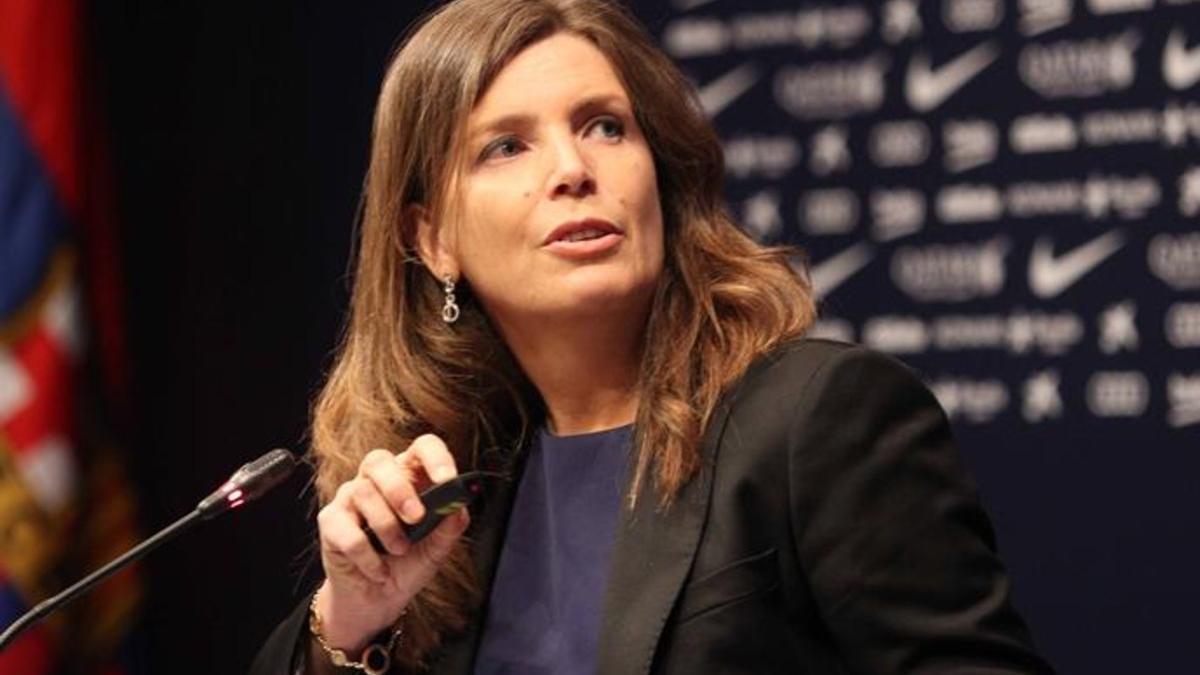 La vicepresidenta económica del Barça, Susana Monje, hizo ayer una nueva y sorprendente interpretación del precio del crack brasileño