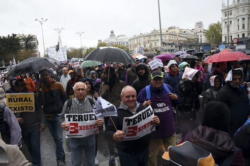 Manifestación 'Revuelta de la España vaciada' en Madrid