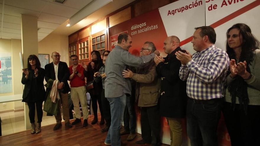 Fernández Huerga, con su nueva ejecutiva.