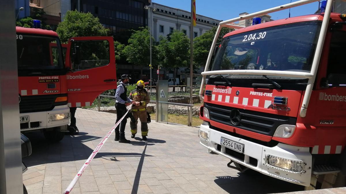 Evacuen els treballadors de la seu de Generalitat de Girona per una alarma d'incendi