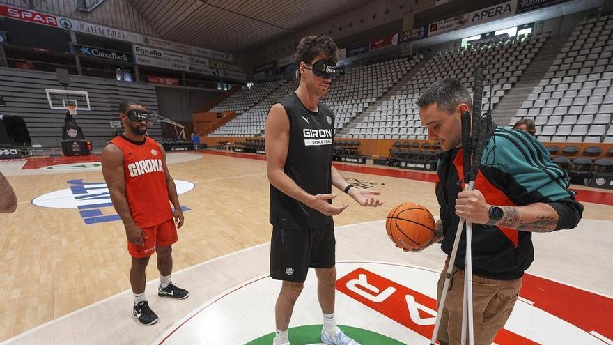 El Bàsquet Girona i l'ONCE: Descobrir el dia a dia d’una persona cega