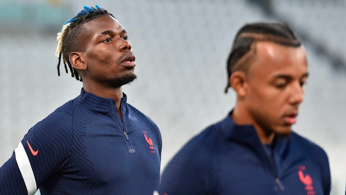 Pogba y Koundé en el entrenamiento con Francia