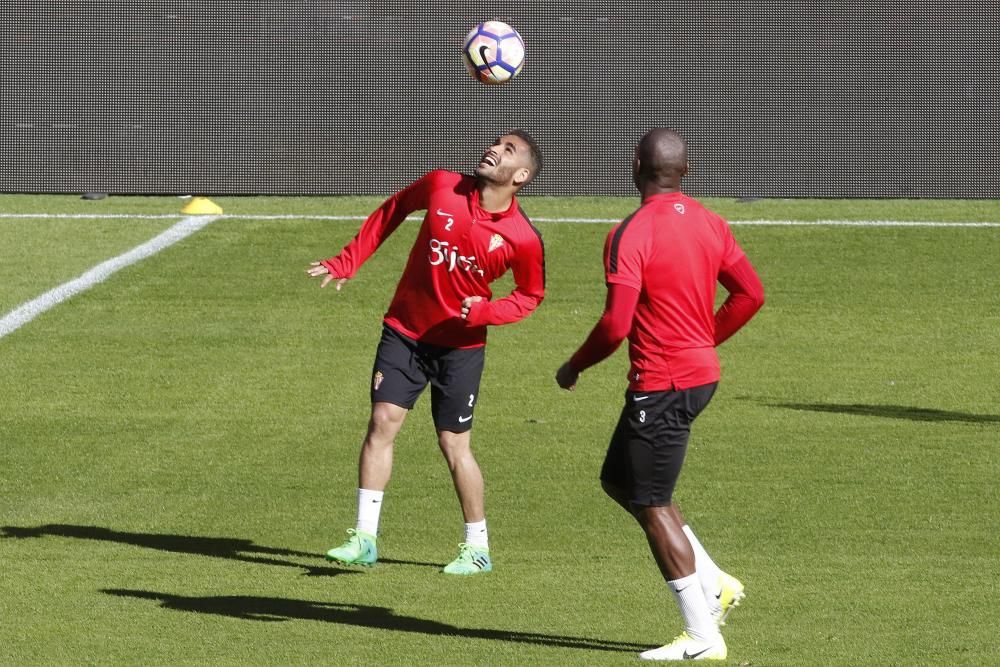 Entrenamiento del Sporting 04/04/2017