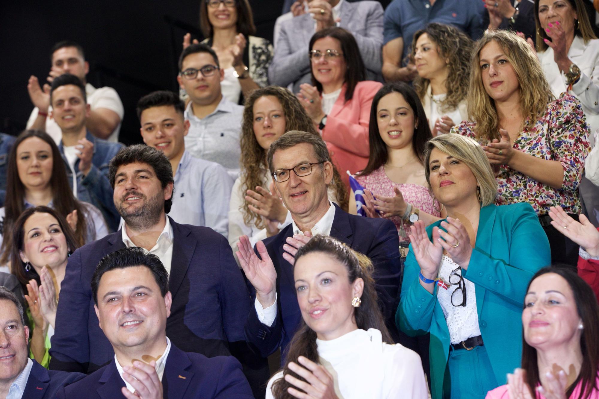 Acto del PP en Murcia con Feijóo