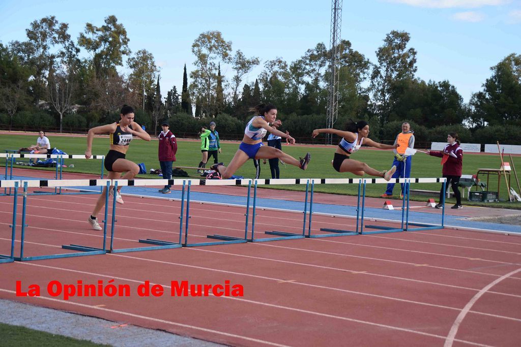 Regional absoluto y sub-23 de atletismo en Lorca (I)