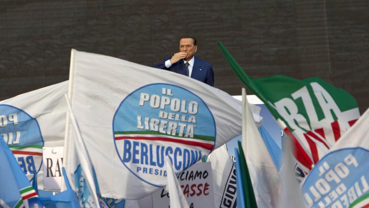 Berlusconi, en un acto político.