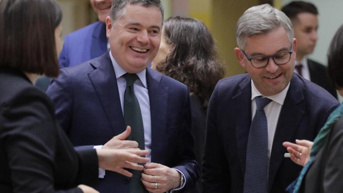 El irlandés Paschal Donohoe, reelegido como presidente del Eurogrupo El irlandés Paschal Donohoe, reelegido como presidente del Eurogrupo