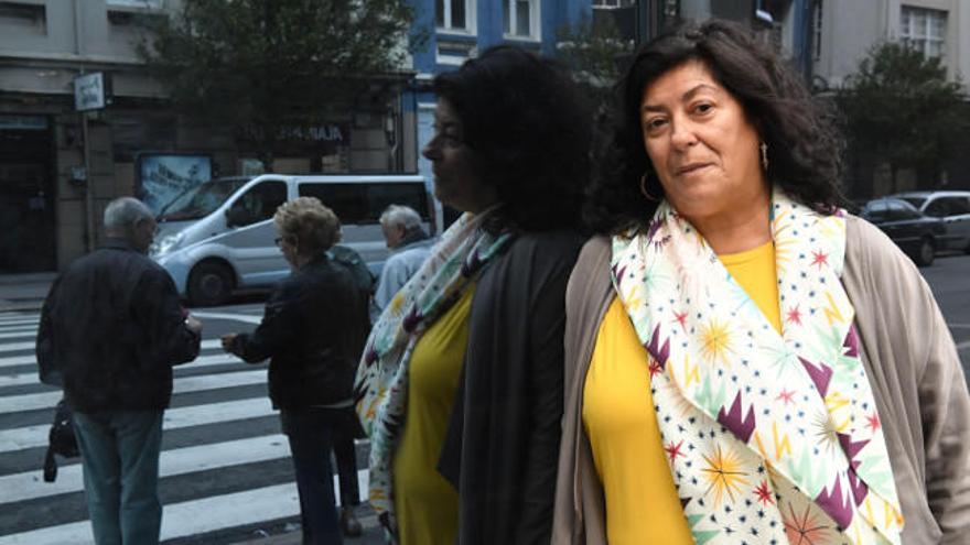 La escritora Almudena Grandes durante una visita a A Coruña. | víctor echave