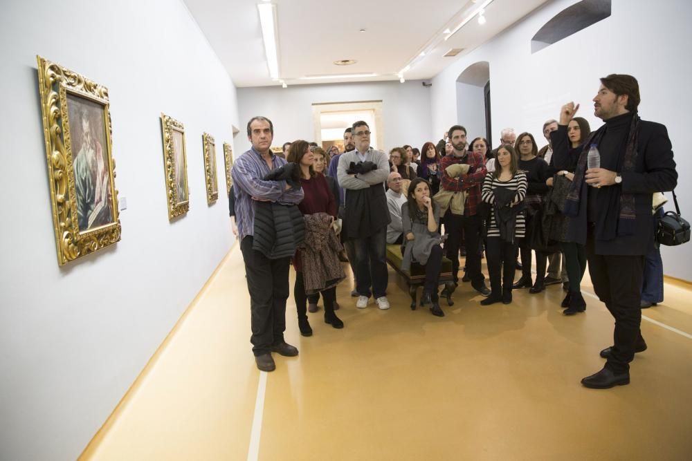 Visita guiada de Albert Serra por el Museo de Bellas Artes de Asturias