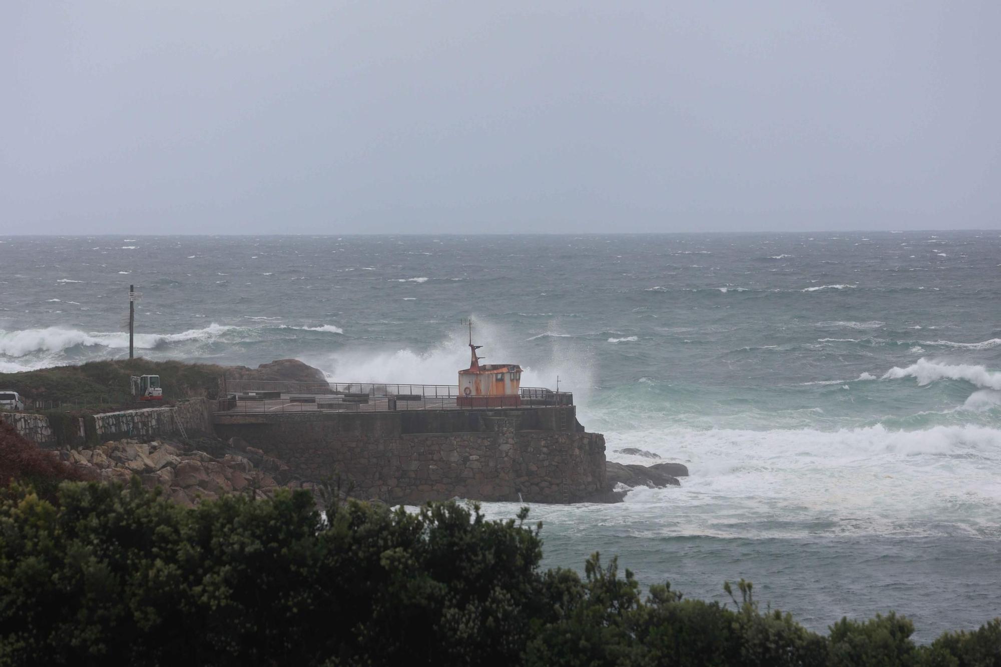 Alerta naranja en A Coruña por temporal costero en todo el litoral gallego