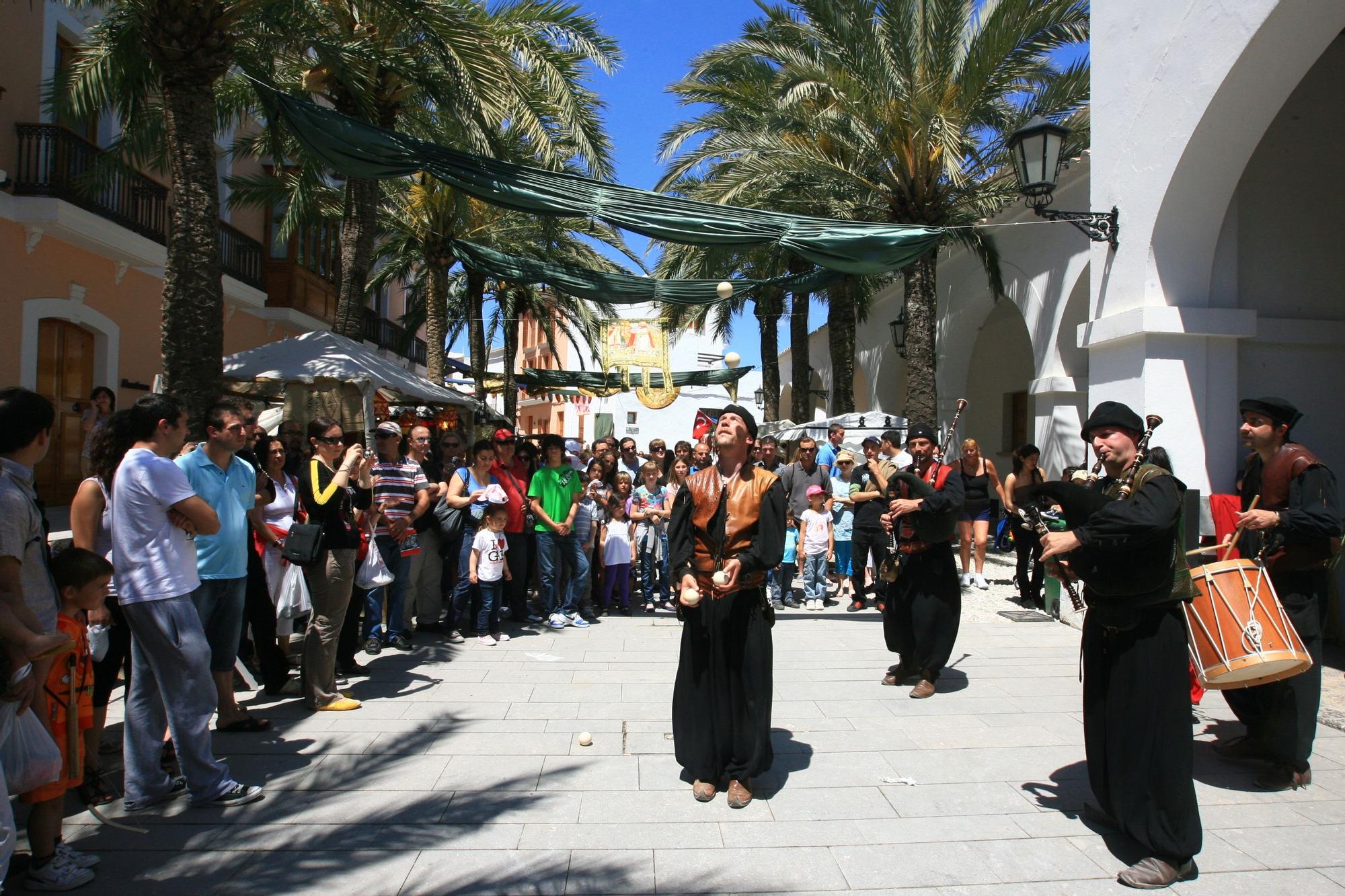 Edición de 2011 de la Feria Medieval de Ibiza.