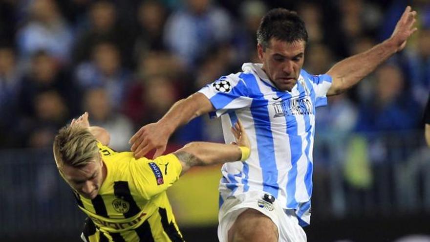 Un mito del Málaga CF: Toulalan regresa 13 años después a La Rosaleda