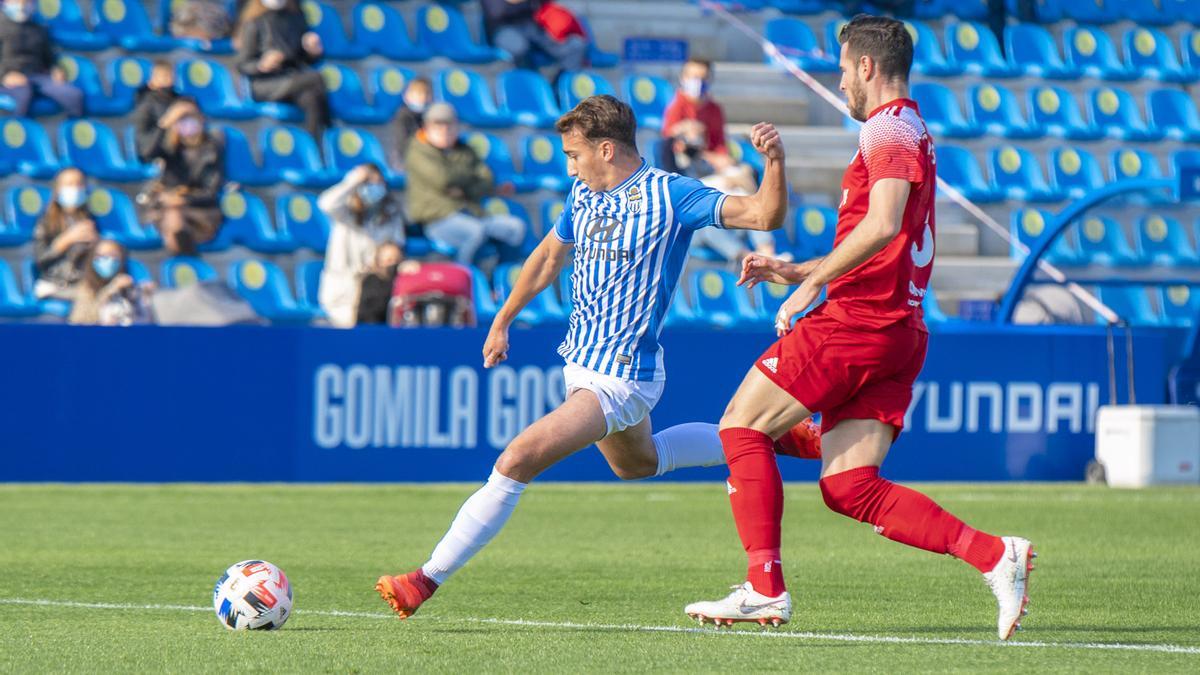 Baselga, en un partido reciente.