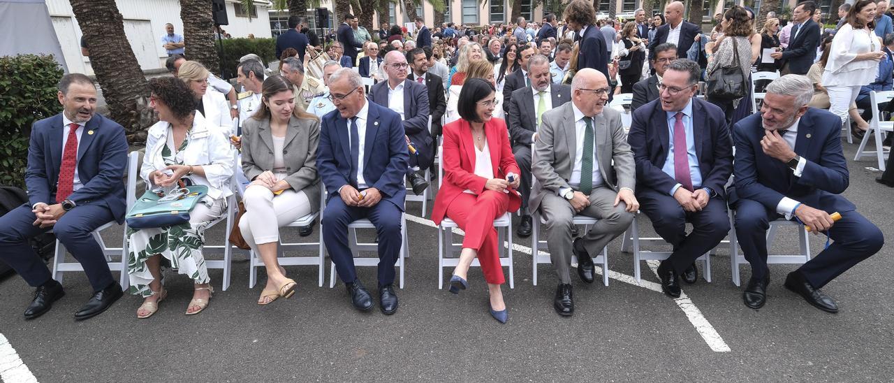 Ambiente durante el acto institucional por el 35 aniversario de la Universidad de Las Palmas de Gran Canaria