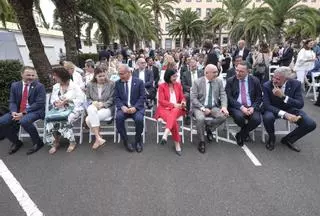 Ambiente durante el acto institucional por el 35 aniversario de la Universidad de Las Palmas de Gran Canaria