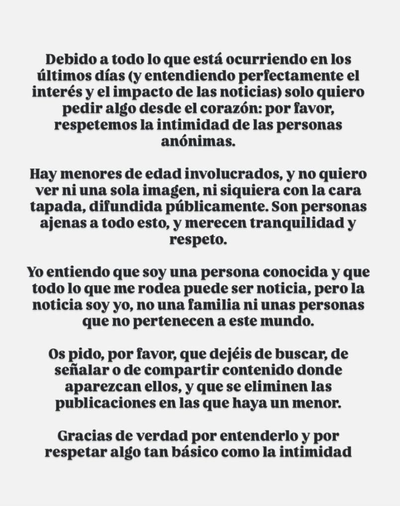 El comunicado de Irene Rosales en medio del revuelo por su nueva relación con Guillermo