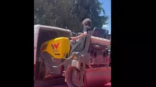 Vídeo | Intercepten a Riudellots un camió carregat del botí d'uns lladres que roben en obres