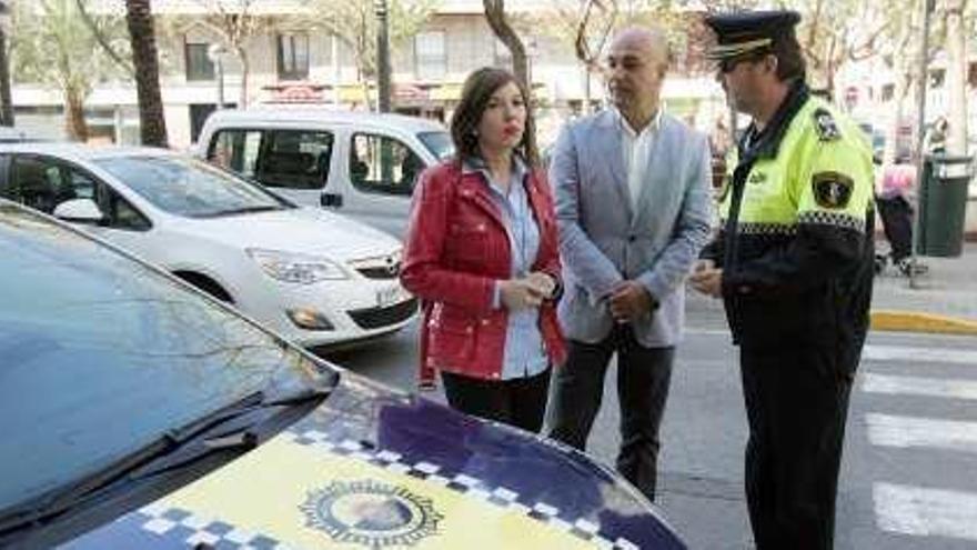 La nueva Policía de barrio se presentó ayer.