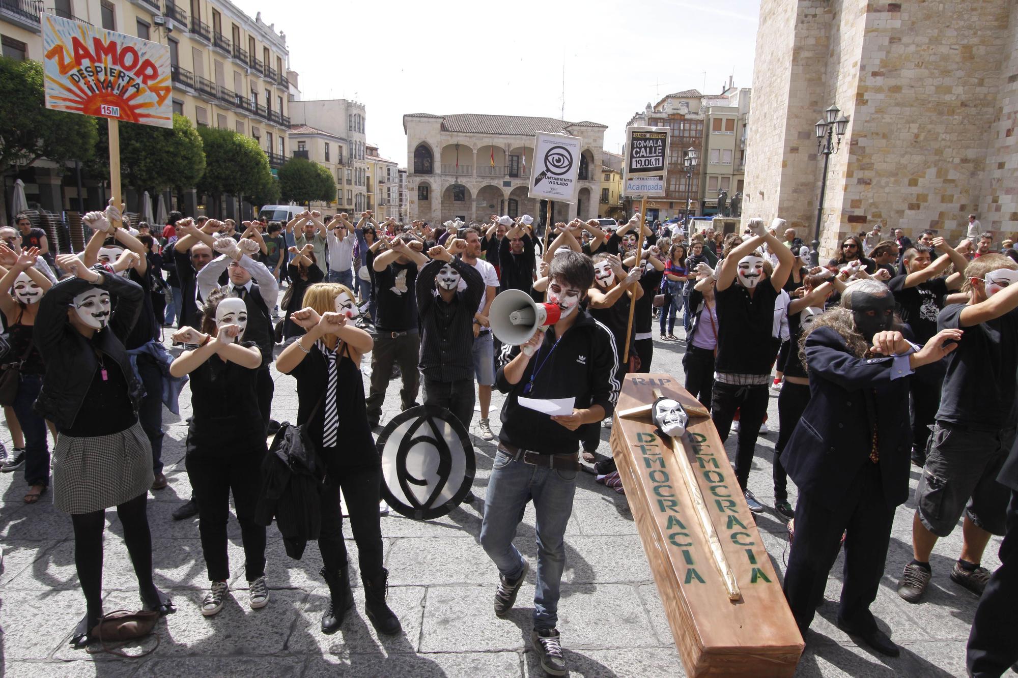 GALERÍA | El 15M en Zamora, en imágenes