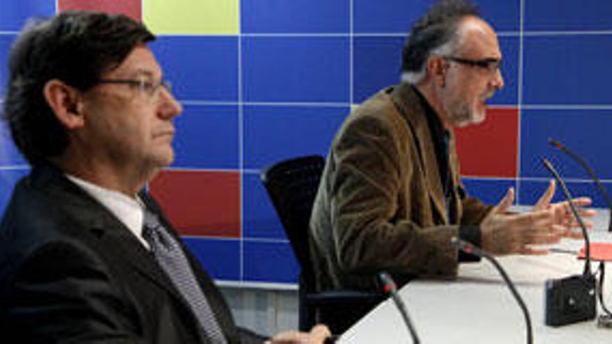 Los consellers Vicenç Thomàs y Carles Manera informaron de los acuerdos alcanzados.