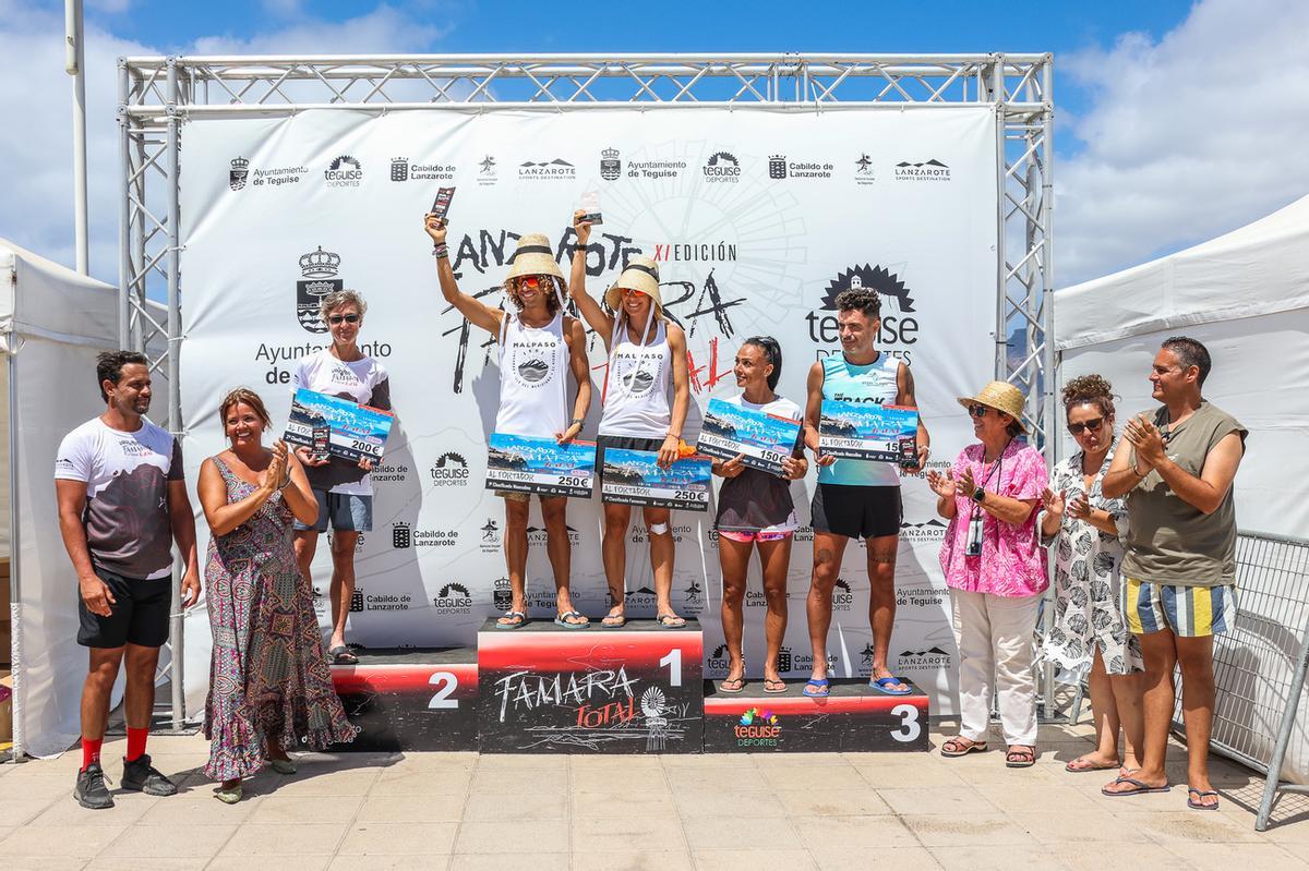 Ganadores de la distinacia reina de la Famara Total 2026