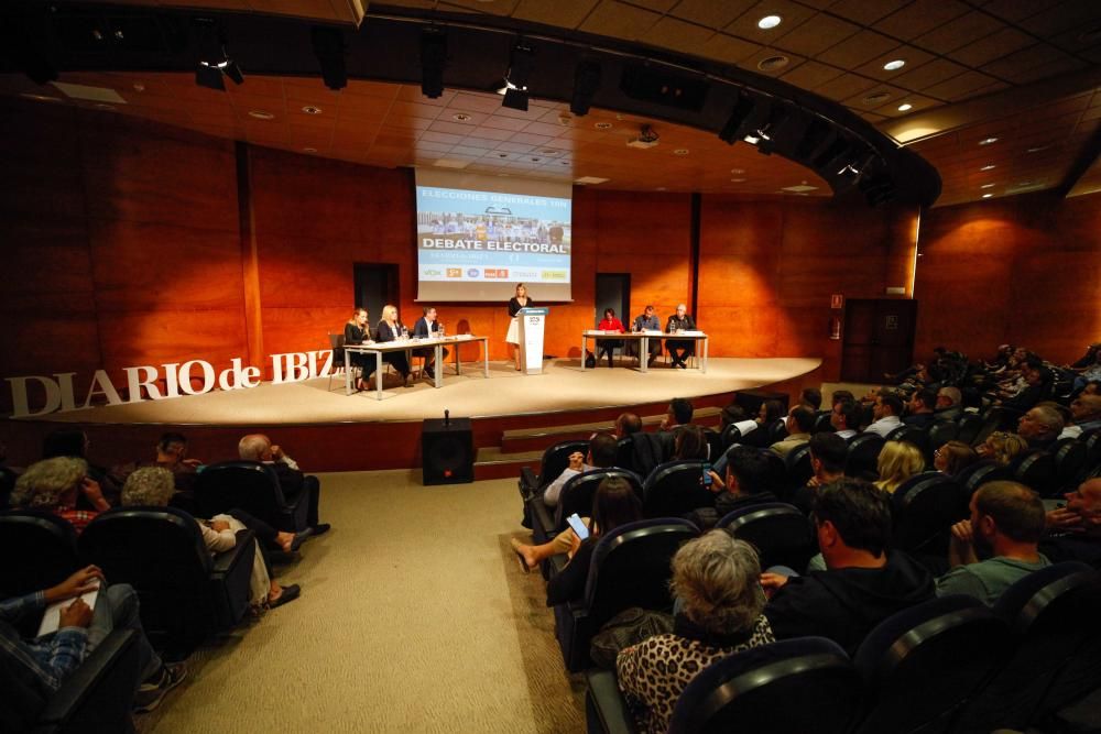 Debate electoral en el Club Diario de Ibiza