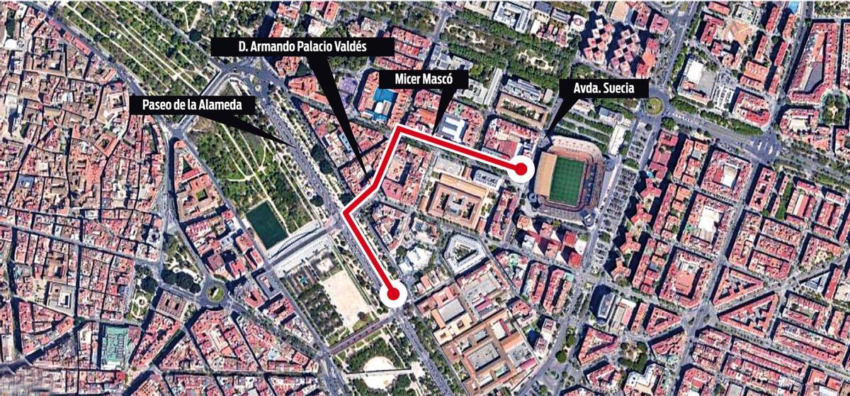 Recorrido de la Manifestación del 11D