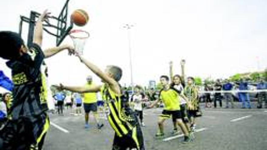 Baloncesto solidario con los refugiados