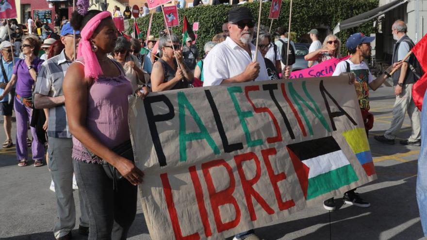 Palestina en el corazón de los folixeros por la paz