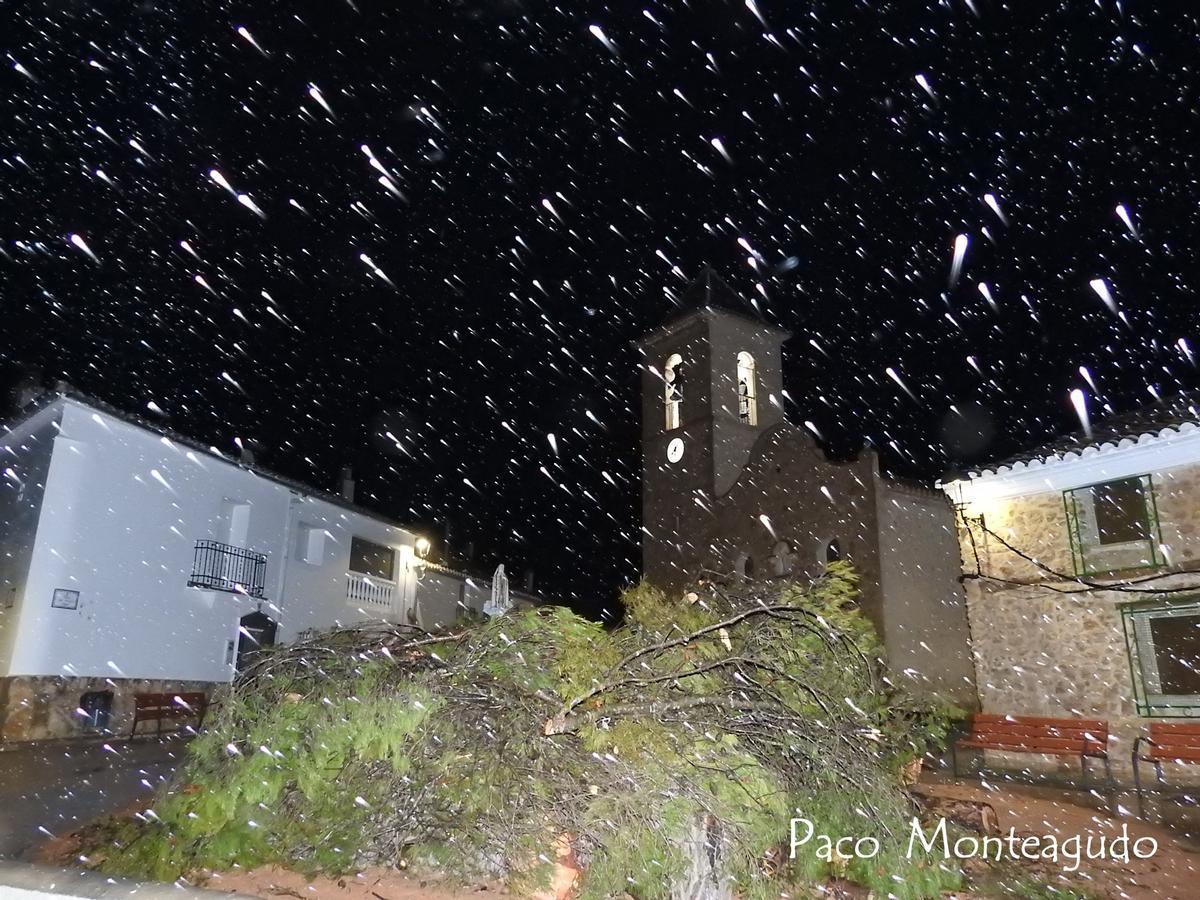 Nieve en Casas de Moya