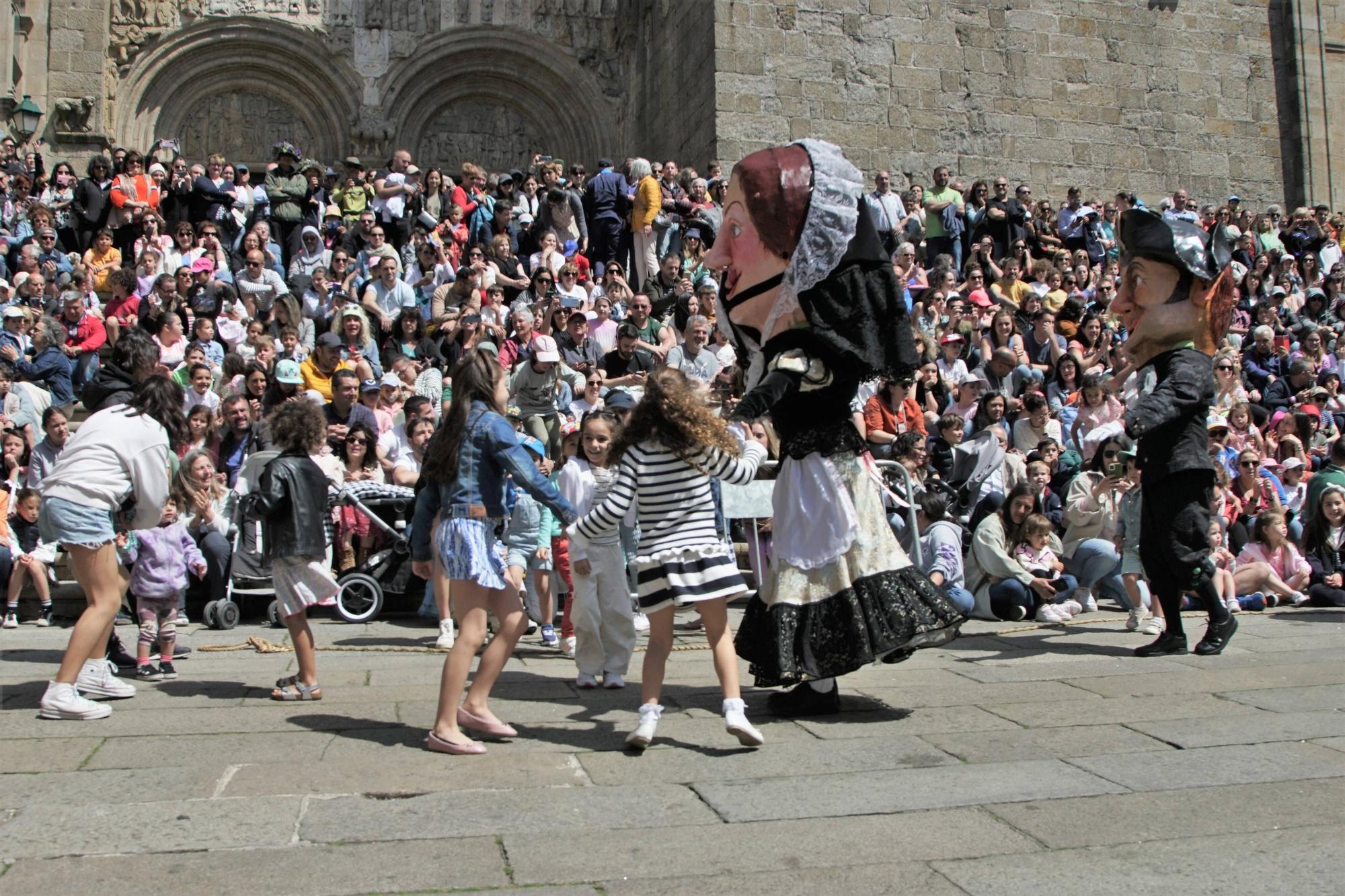 Los Cabezudos en las Fiestas de la Ascensión