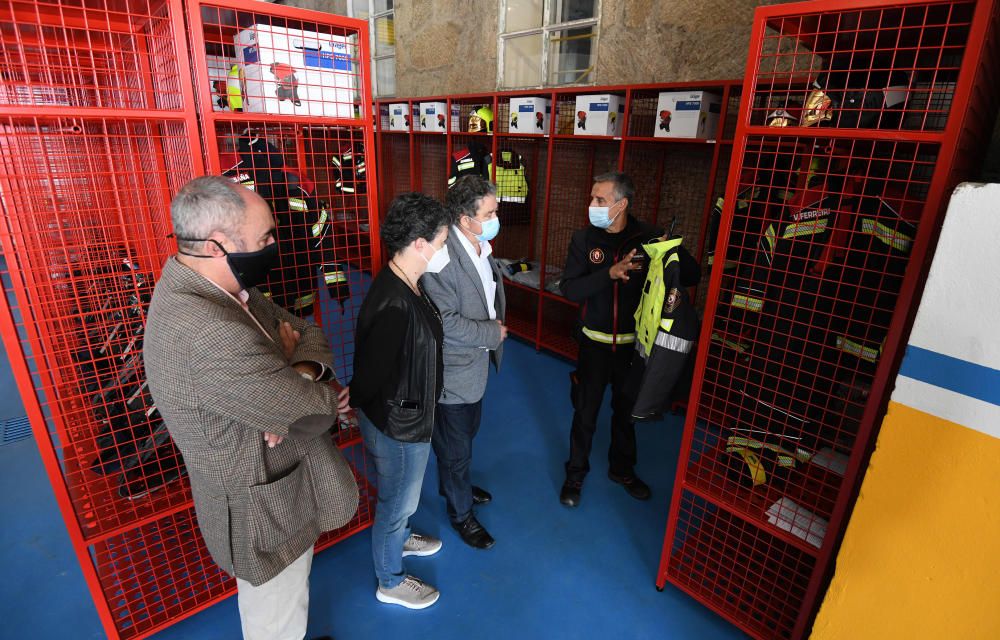 Los bomberos de Pontevedra, pioneros en equipación tecnológica