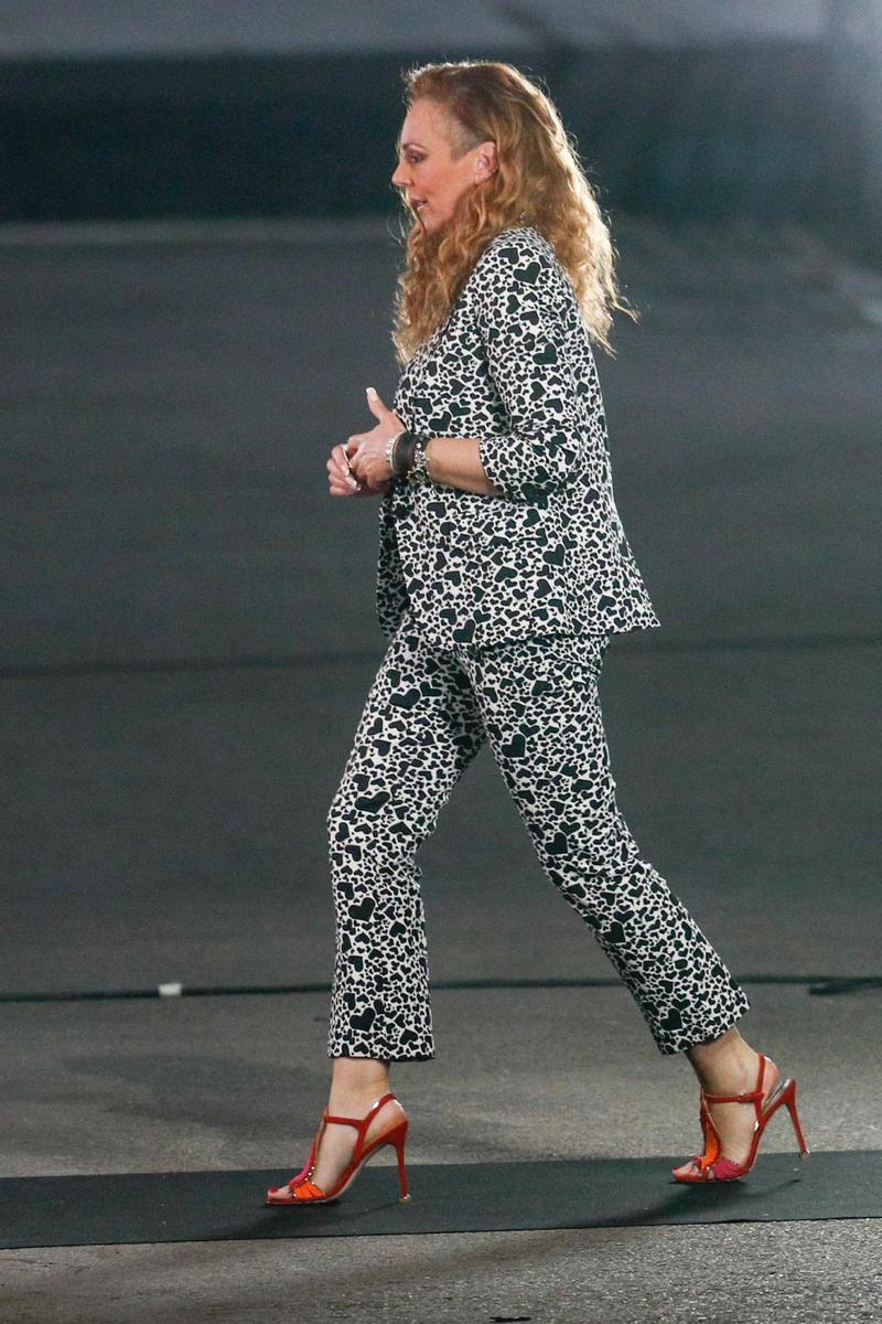Rocío Carrasco con traje de Zadig & Voltaire