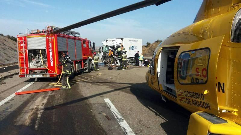 Accidente de tráfico en Paniza