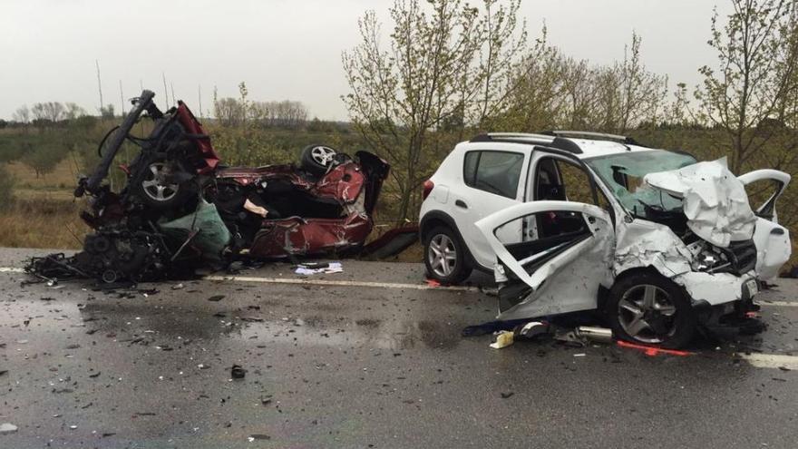 Siete muertos y un herido grave en un accidente en la N-2, en Figueres