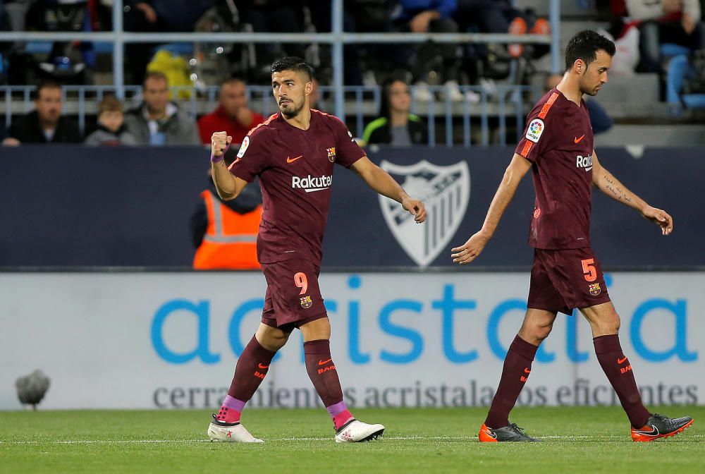 Les imatges del Màlaga-Barça