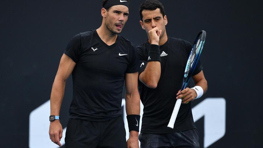 Nadal y Munar se imponen en el super tie-break a Sáez y Etchevarry