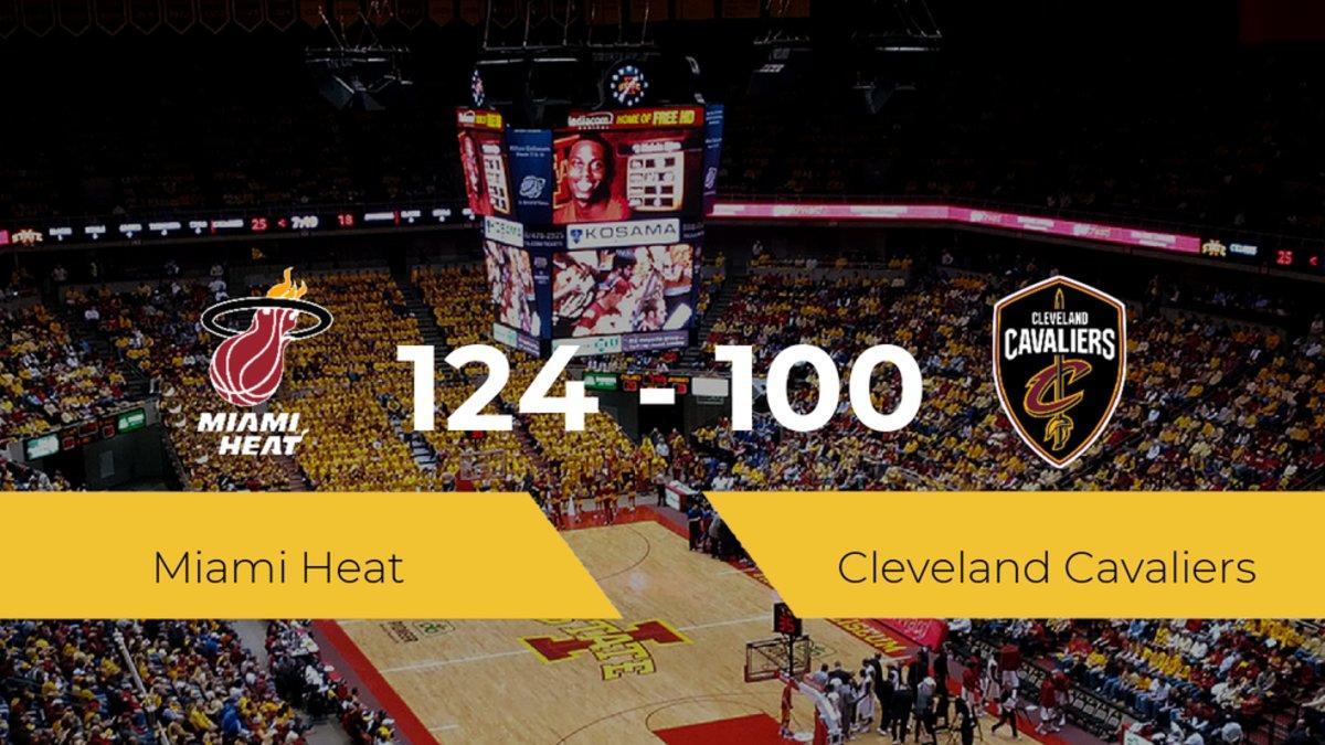 Miami Heat consigue la victoria frente a Cleveland Cavaliers por 124-100