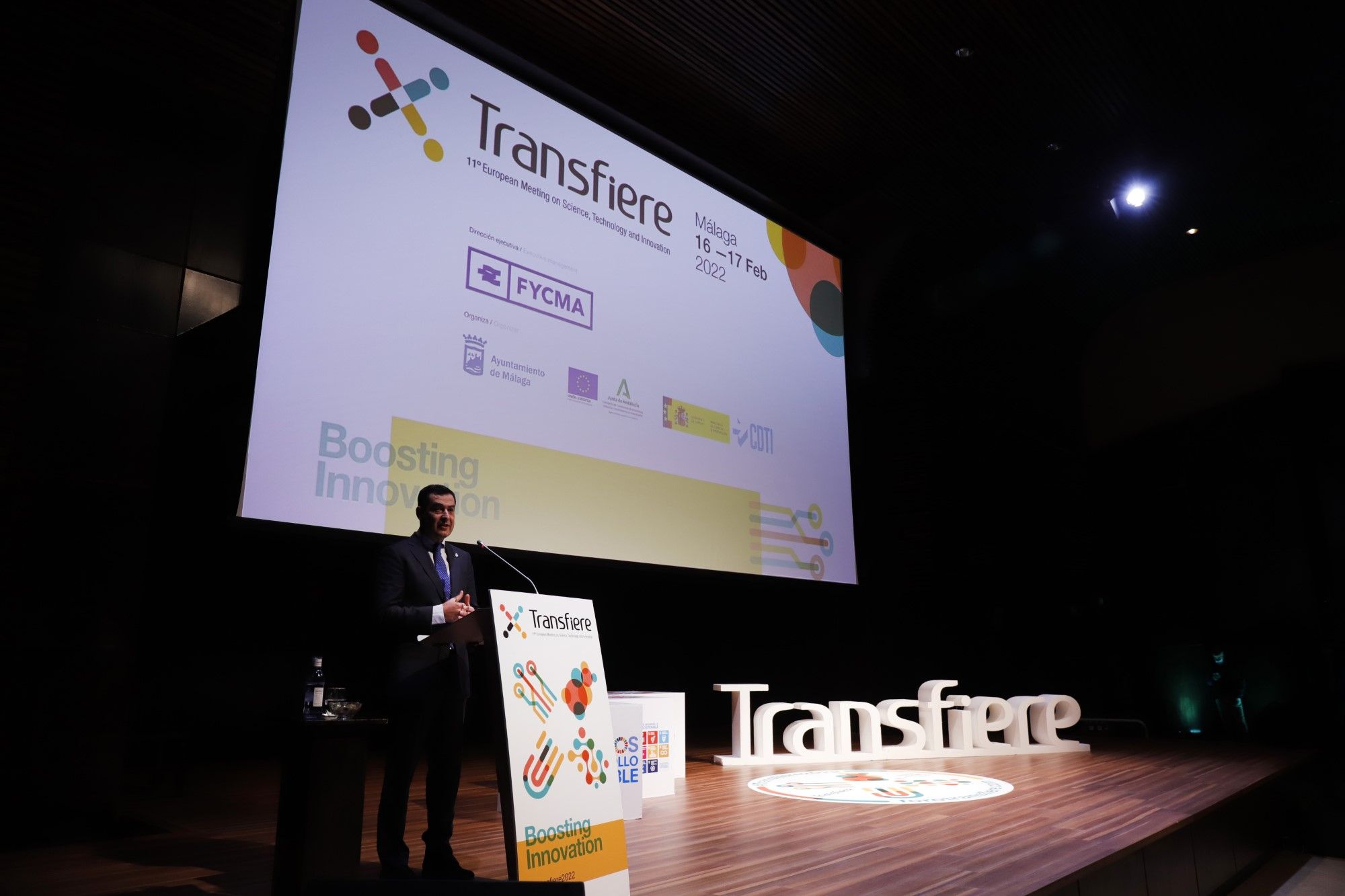 Inauguración del Foro Transfiere en Málaga