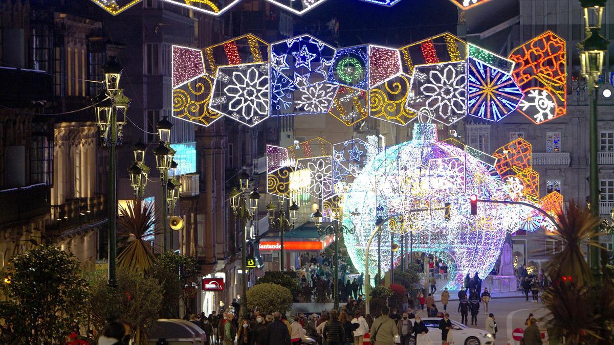 Encendido de la luces de Navidad de Vigo