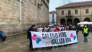 Directo | Queremos Galego marcha en Santiago para reivindicar o uso do idioma