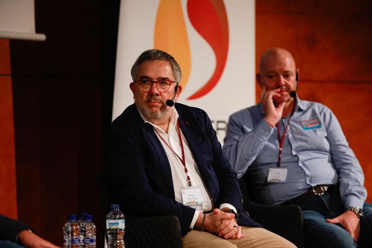 Carlos Pérez, director en Baleares de LG Aire Acondicionado, intervino en el seminario