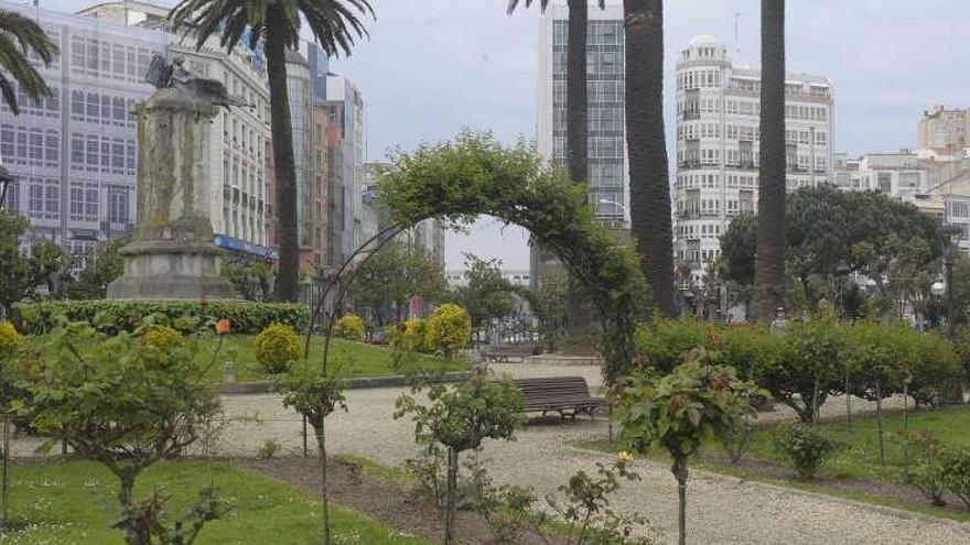 Estado actual de la misma zona del jardín. / víctor echave