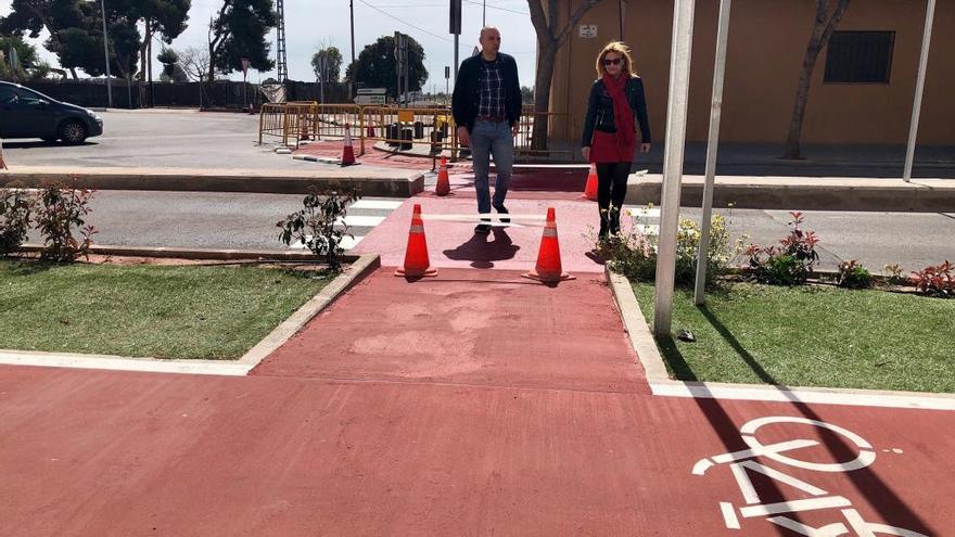 El carril bici de Almassora ya llega a Castelló y Borriana