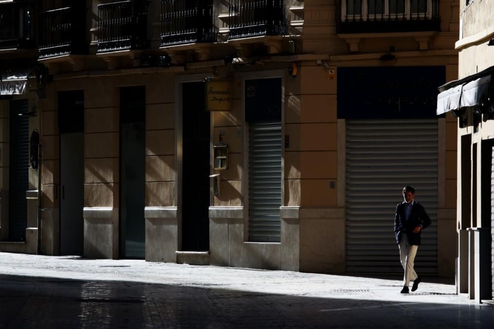 Contraluces en Málaga.