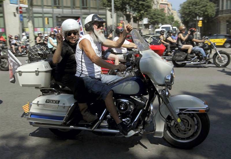 Fotogalería: Desfile de motos de Harley Davidson en Barcelona